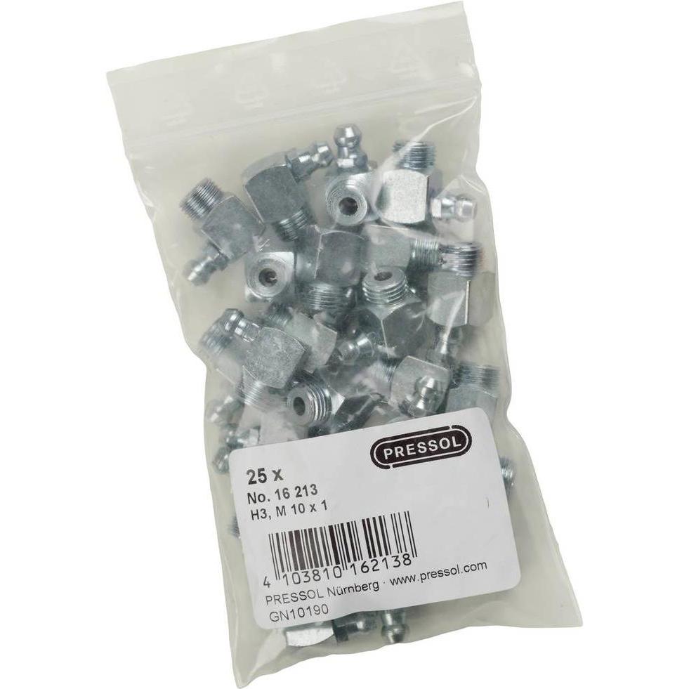 Pressol, Meissel, Kegelschmiernippel H3-90°, M 10 x 1-VZ-V