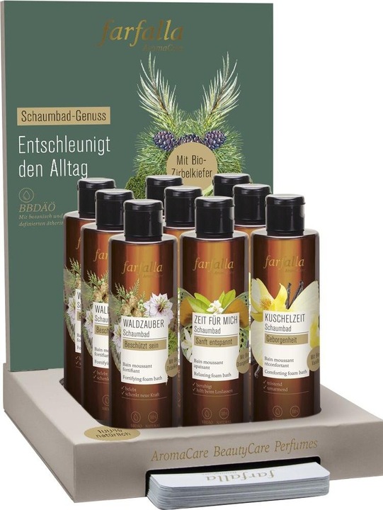 Produktbild Farfalla Display Schaumbäder deutsch