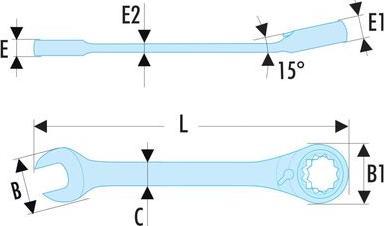 Produktbild Facom RingmaulRatschenschlüssel (13 mm)