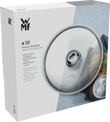 Actual product image WMF Pan Glass Lid Silver Coloured (32 cm, Glass, Metal)