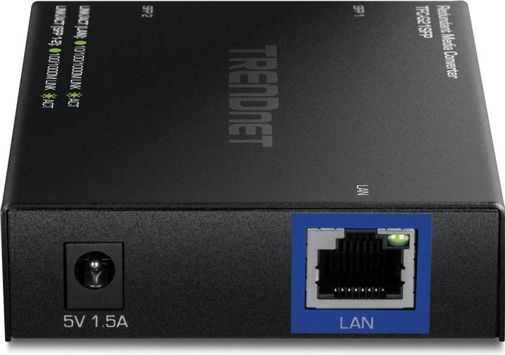 Actual product image Trendnet 1000BASE-T to Dual SFP Fiber