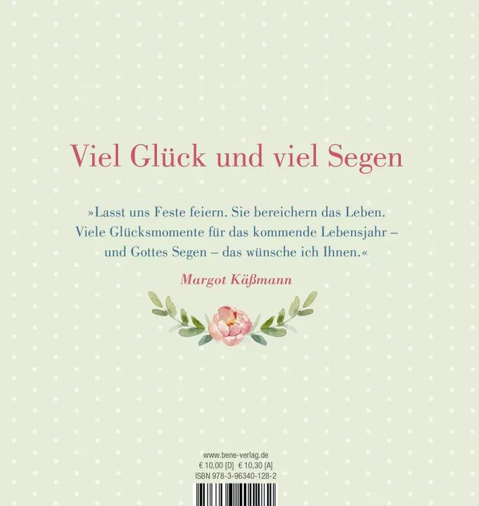 Image du produit Herzlichen Glückwunsch zum Geburtstag (Allemand, Margot Kässmann, 2022)