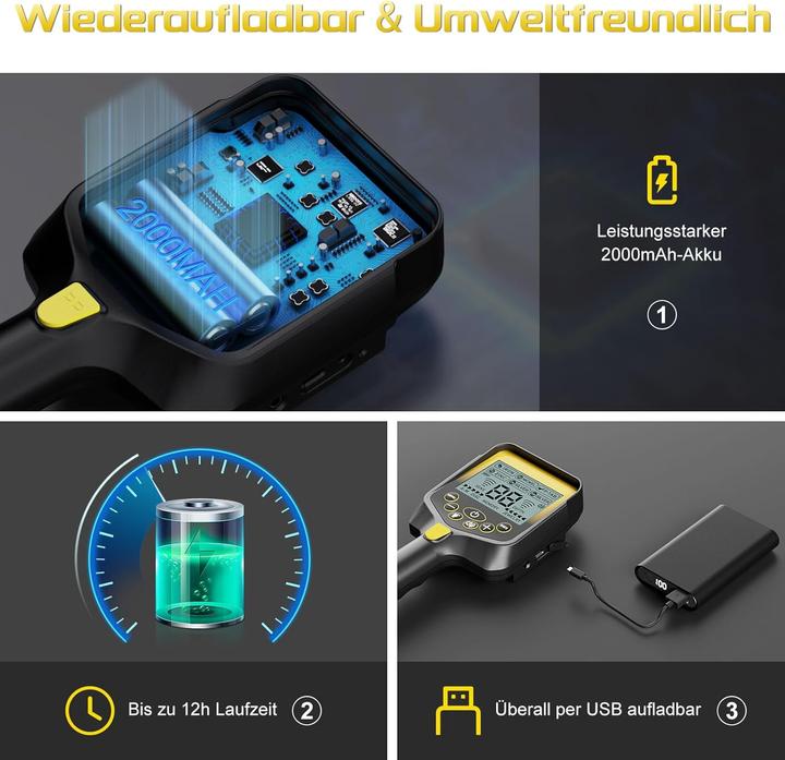Produktbild Lolaran Metalldetektor mit Pinpointer & Akku