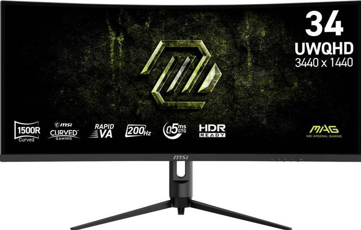 Actual product image MSI MAG 342CQRFDE E20 (3440 x 1440 pixels, 34")