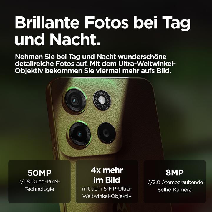 Produktbild Motorola moto g15 (128 GB, Iguana Green, 6.72", Dual SIM, 50 Mpx, 4G)