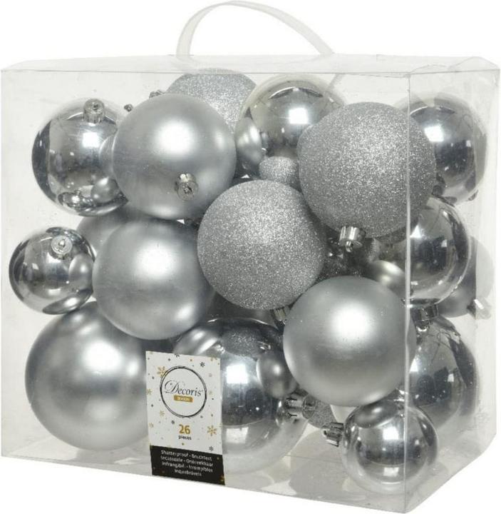 Decoris Weihnachtsbaumkugeln (26x)