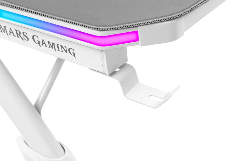 Image du produit Mars Gaming Bureau Gamer MGD140 RGB (Blanc)