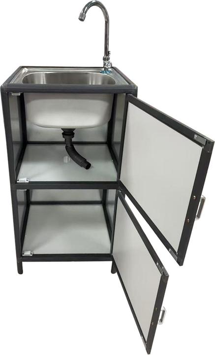 Actual product image HTI-Living Outdoorspüle S Gerti Grau (41 cm, 46 cm)