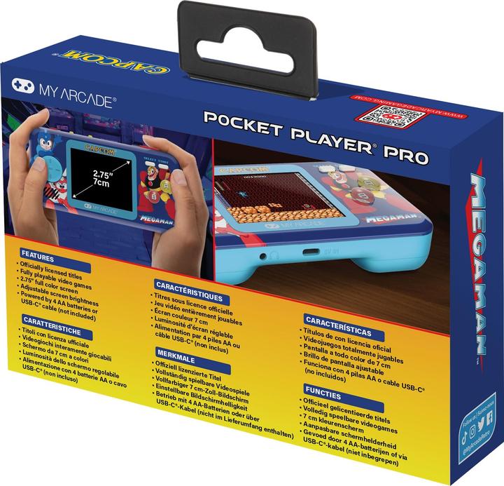 Produktbild MyArcade - Pocket Player Pro Mega Man (6 Jeux en 1)