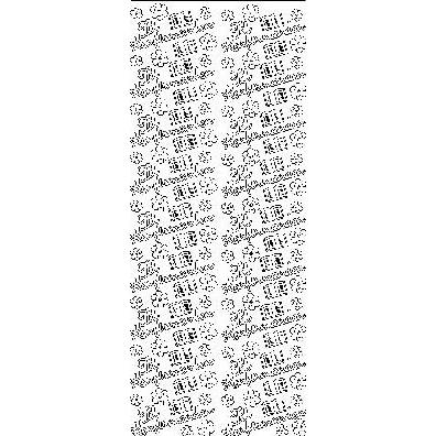 Hobby2you, Sticker, Decorstix guld "Til konfirmanden"