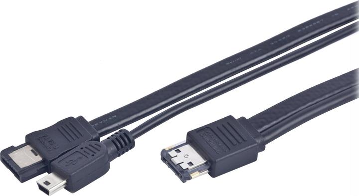 Actual product image Cablexpert ESATAp/ESATA + Mini USB 1m