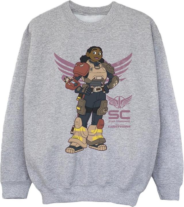 Actual product image Disney Girls Lightyear Izzy Star Command Sweatshirt (104)