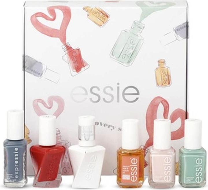 Immagine prodotto Essie Smalto per unghie Discovery Set - Vegan Glossy Shine Finish con 99 Mint Candy Apple, Expressie Air