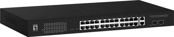 Actual product image LevelOne Switch 28x GE GEP-2841 2xGSFP 24xPo (26 ports)