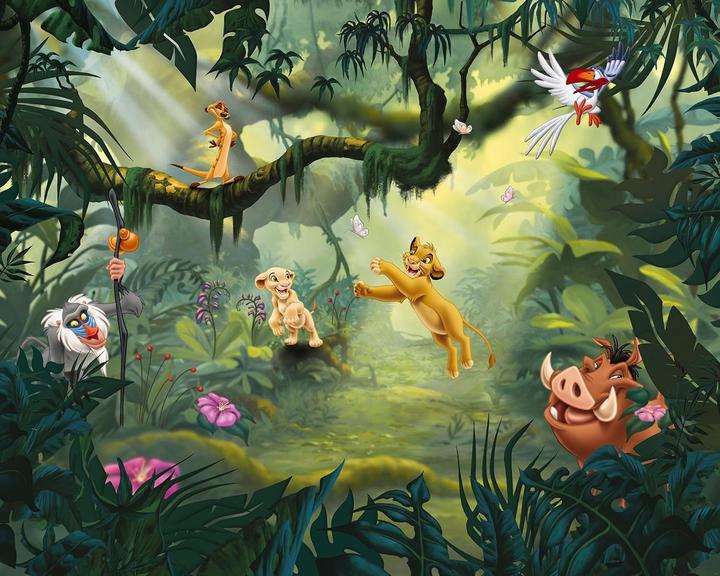 Komar Vliesbehang Into Adventure Lion King Hakuna Matata 7-panel 350 x 280 cm