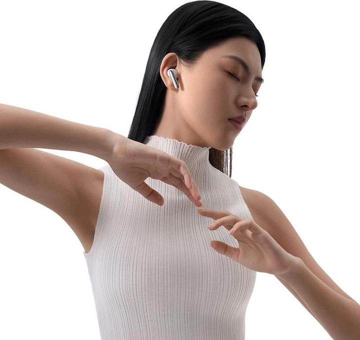 Produktbild QCY Melobuds N60 In-Ear-Kopfhörer mit LDAC und ANC-Geräuschunterdrückung – Weiss (ANC, 9 h, Kabellos)