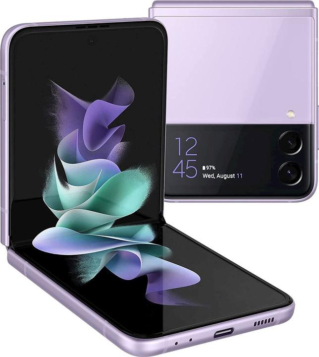 Produktbild Samsung Galaxy Z Flip3 5G EU (128 GB, Lavender, 6.70", SIM + eSIM, 5G)