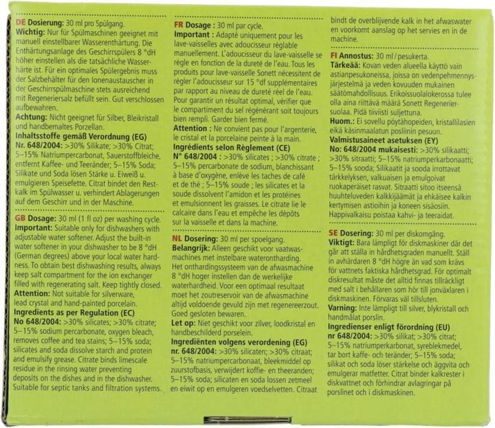 Actual product image Sonett Powder dishwasher detergent (Powder)