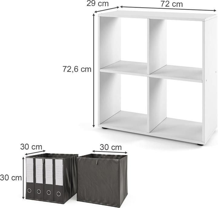 Actual product image Vicco Tetra (72.60 x 29 x 72 cm)