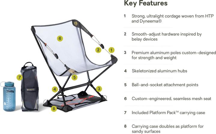 Produktbild Nemo Equipment Moonlite Elite Reclining Camp Chair