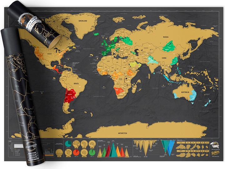 Image du produit Luckies Carte à gratter Deluxe (60 x 82 cm)