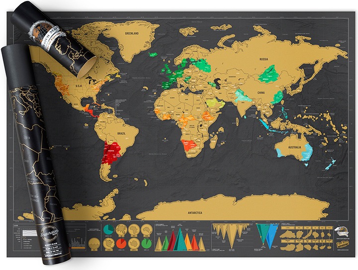 Produktbild Luckies Scratch Map Deluxe (60 x 82 cm)