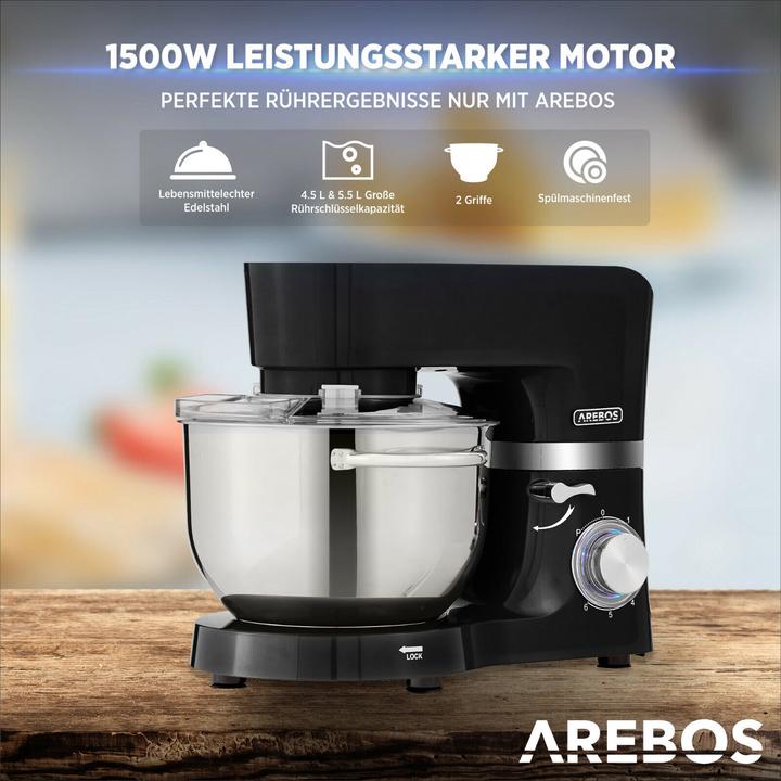 Produktbild Arebos Küchenmaschine (1500 W)
