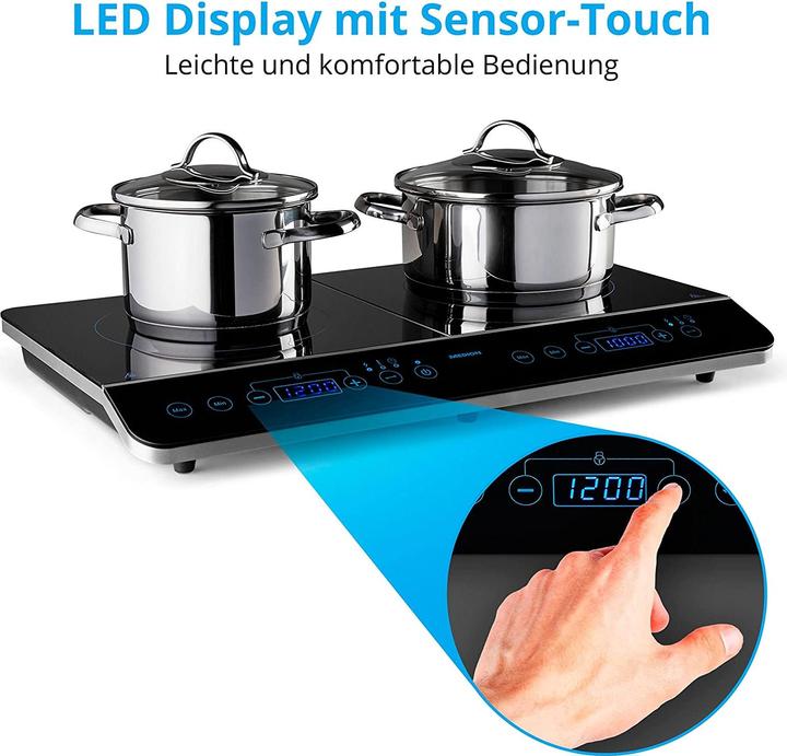 Produktbild Medion Doppel-Induktionskochplatte MD 15324, 3500W