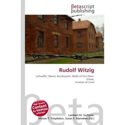 Rudolf Witzig, Fachbücher