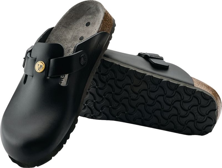 Actual product image Birkenstock Boston ESD Natural leather Normal (44)