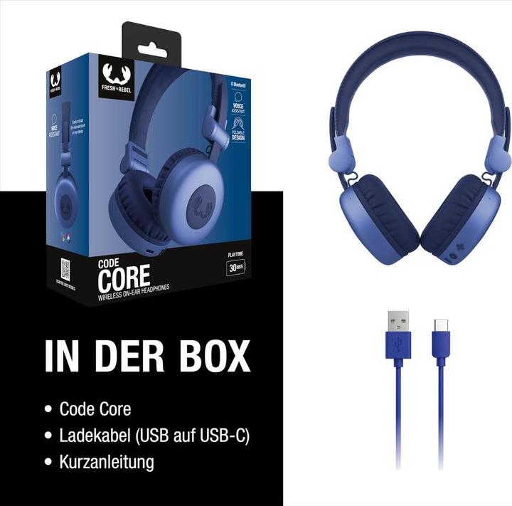 Image du produit Fresh'N Rebel Fresh 'n Rebel Code Core True Blue (30 h, Sans fil)