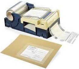 Image du produit Transpak Dérouleur avec couteau pour film de protection d'adresses L.130-150mm bleu/blanc