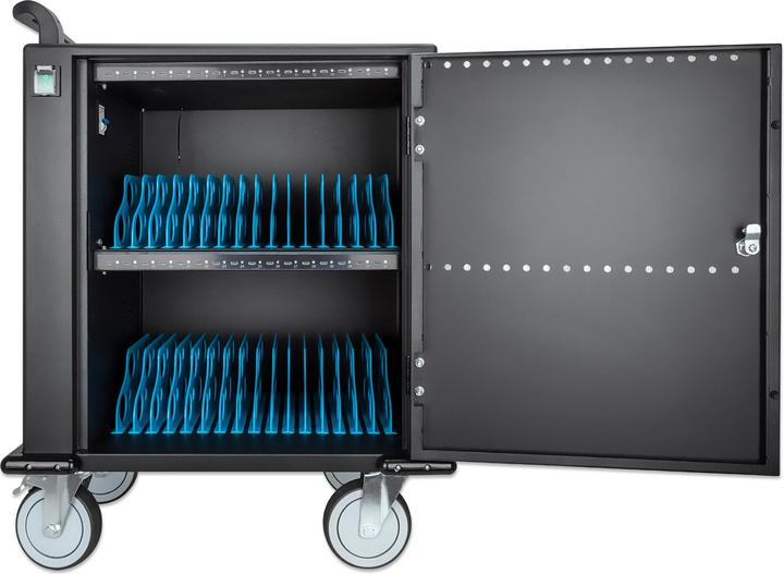 Actual product image Manhattan 32-Port USB-C Charging Cart