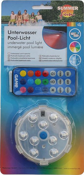Actual product image Summer Fun Underwater light