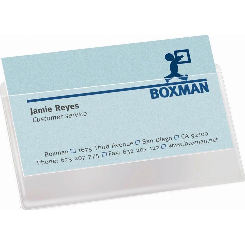 3L, Kartenaufbewahrung, BUSINESS-CARD-POCKETS - ohne Verschluss (105 x 60 mm)