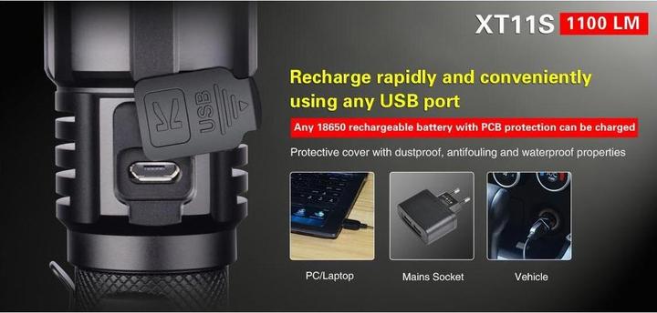 Actual product image Klarus XT11S (13.90 cm, 1100 lm)