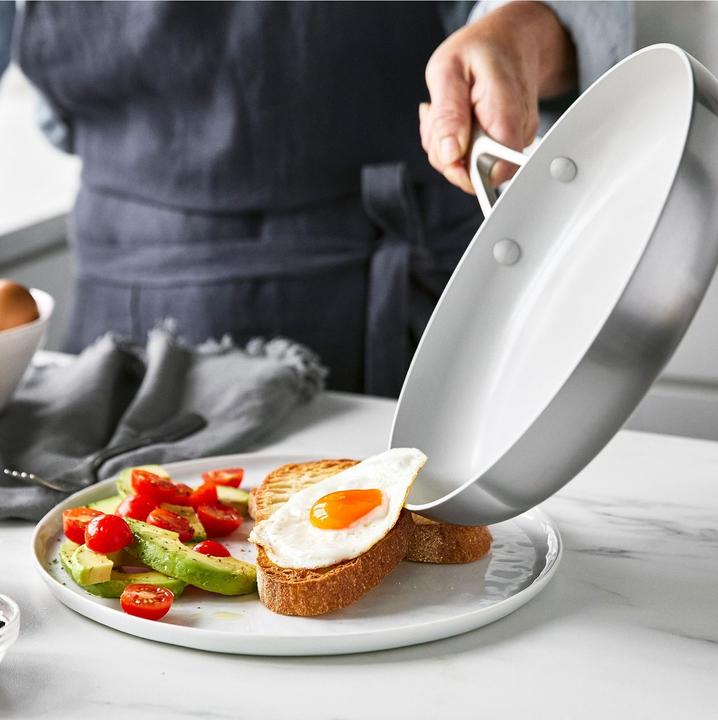 Produktbild Greenpan Venice Pro Tri-Ply Edelstahl Topf- und Pfannen-Set 10-teilig (Pfannenset + Topfset, Edelstahl, 26 x 13.40 cm)