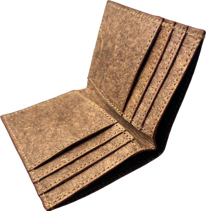Image du produit Ikon Sweden Porte-monnaie en cuir de noix de coco (avec compartiment pour billets de banque)