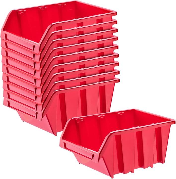 Kadax 10-teiliges Stapelbox-Set für die Werkstatt