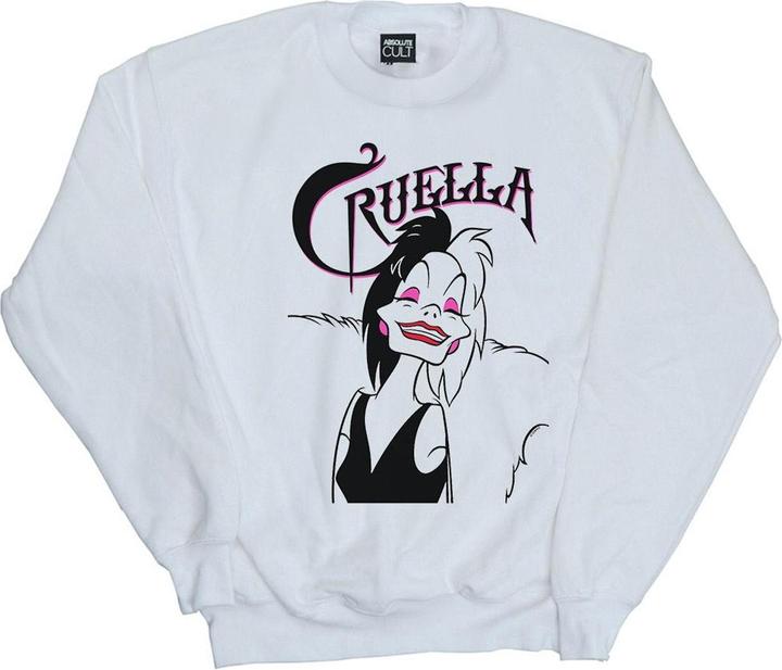 Produktbild Disney Cruella De Vil Evil Smile Sweatshirt Jungen (128)