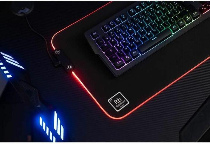 Produktbild The G-Lab Tapis de Souris compatible Rubidium RGB - XXL (Noir) (XXL)