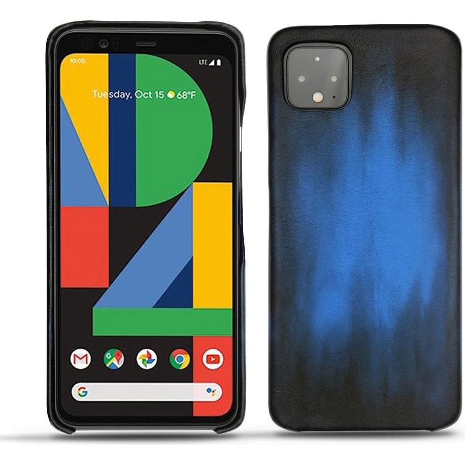 Noreve Lederschutzhülle (Google Pixel 4 XL), Smartphone Hülle, Blau