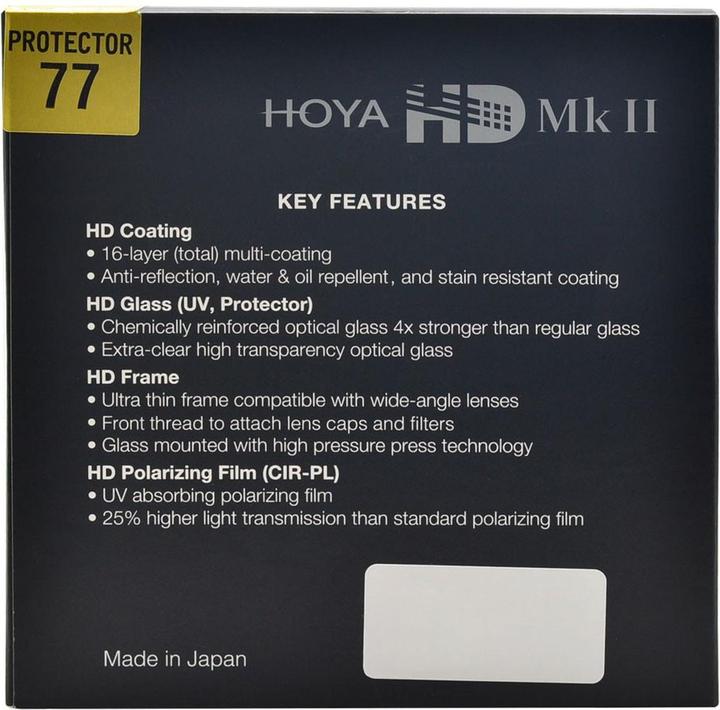 Actual product image Hoya HD Mk II Protector Filter (67 mm, Protection filter, 67 mm)