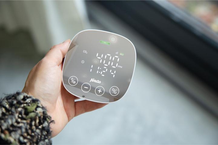 Produktbild Alecto CO2-Messgerät AQ30 mit NDIR- Sensor und Luftfeuchtigkeitsmesser