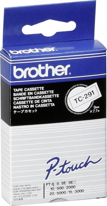 Actual product image Brother P-Touch (1.90 cm, Black)