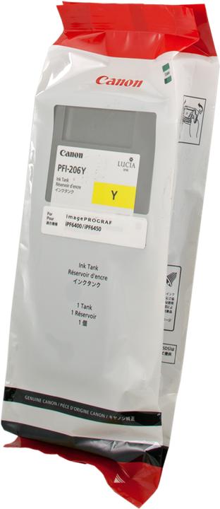 Produktbild Canon Tinte Large Format yellow Orig.Nr. PFI-206Y (Y)
