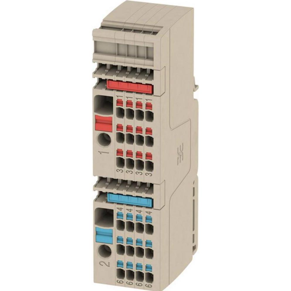 Thumbnail - Weidmüller Verteiler-Reihenklemme SET AAP11 6/1.5/12C 2506090000 Beige 1 St. (Verteiler), Elektronikzubehör + Gehäuse, B...