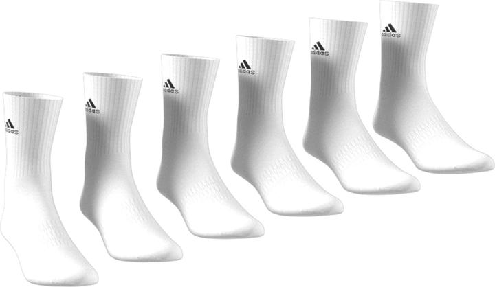 Actual product image adidas Cushioned Sportswear Crew Socks, 6 Pairs (37, 39)