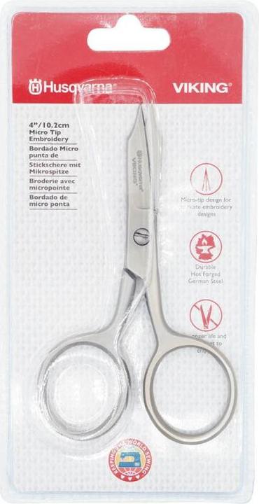 Image du produit Husqvarna Ciseaux de broderie à micropointe droite 10, 2 cm (10.20 cm)