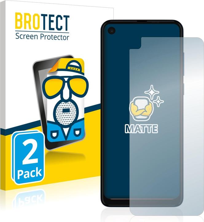 Produktbild BROTECT Entspiegelungs-Schutzfolie Displayschutz Matt (2 Stück, Motorola One Vision)